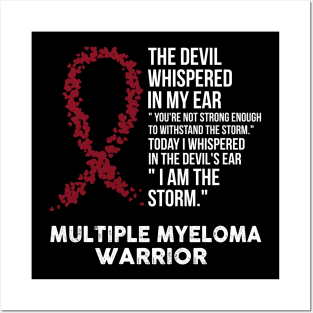 The Devil- Multiple myeloma Awareness Support Ribbon Posters and Art